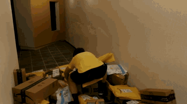 Amazon Delivery Packages GIF