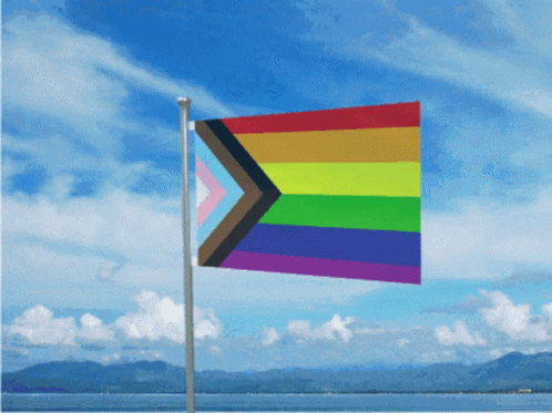 Pride Flag Pride Progress Flag GIF - Pride Flag Pride Progress Flag Waving Flag GIFs
