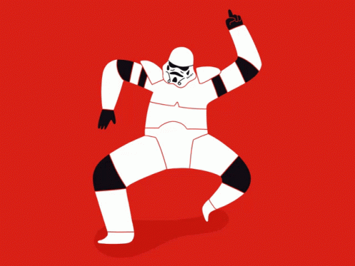 Stormtrooper Dancing GIF - Stormtrooper Dancing Pointing Up GIFs