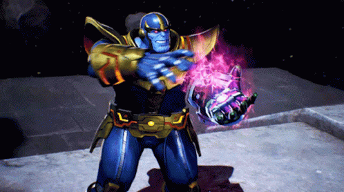 Marvel Vs Capcom Thanos GIF - Marvel Vs Capcom Thanos Hadoken GIFs