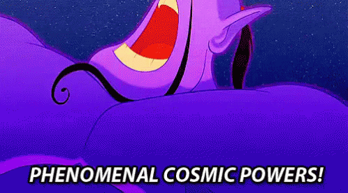 Phenomenal Cosmic Power - Aladdin GIF - Power Aladdin Disney GIFs