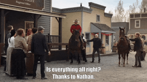 Wcth Hearties Mountie Nathan Seasonten Is Everything All Right Switched Hostage GIF - Wcth Hearties Mountie Nathan Seasonten Is Everything All Right Switched Hostage Outsmarted Pinkertons Saved Hostage Life Hero GIFs