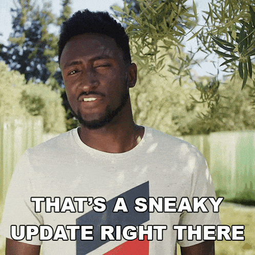 That'S A Sneaky Update Right There Marques Brownlee GIF - That'S A Sneaky Update Right There Marques Brownlee Tricky Update GIFs