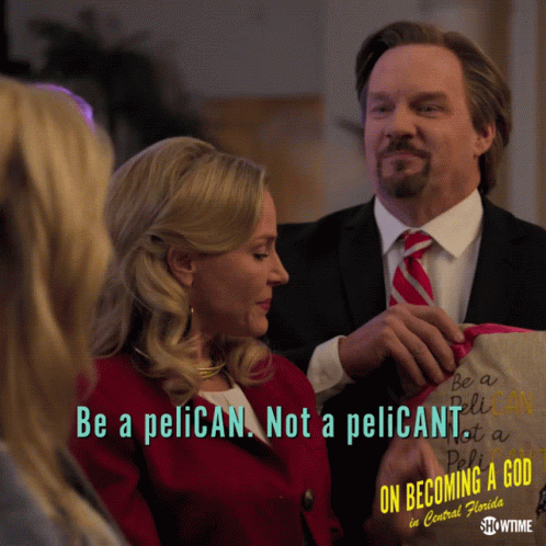 Be A Pelican Not A Pelicant GIF - Be A Pelican Not A Pelicant You Can Do It GIFs