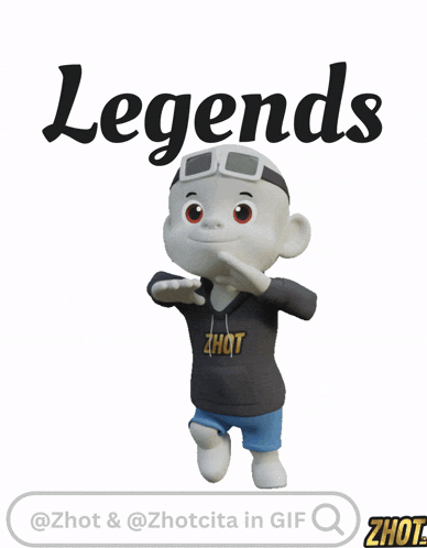 a cartoon character is wearing a hoodie that says zhot