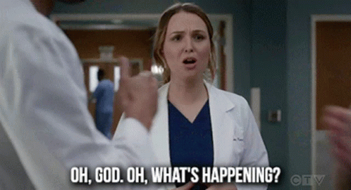 Greys Anatomy Jo Wilson GIF - Greys Anatomy Jo Wilson Oh God Oh Whats Happening GIFs