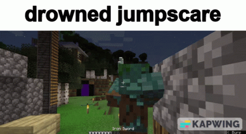 Drowned Minecraft GIF - Drowned Minecraft Minecraft Drowned GIFs