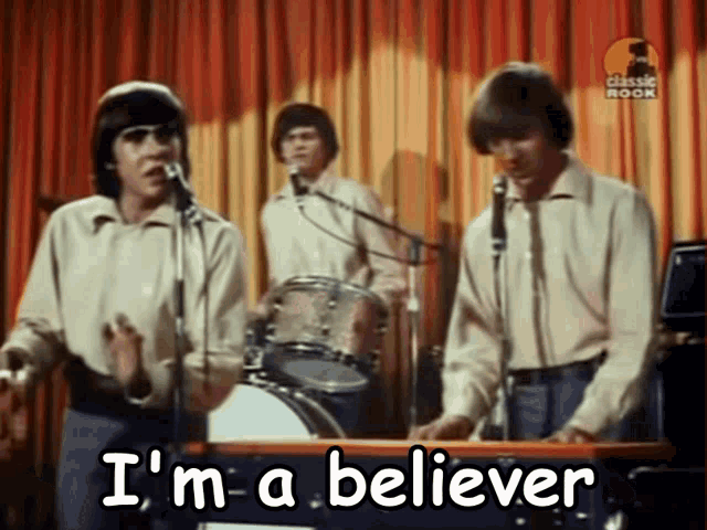 Im A Believer Monkees GIF - Im A Believer Monkees I Believe You GIFs