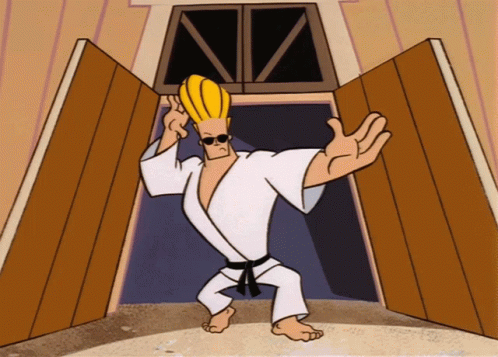 Karate Johnny Bravo GIF - Karate Johnny Bravo Ready To Fight GIFs
