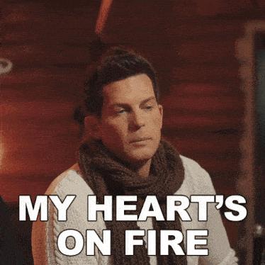 My Heart'S On Fire Clifton Murray GIF - My Heart'S On Fire Clifton Murray The Tenors GIFs