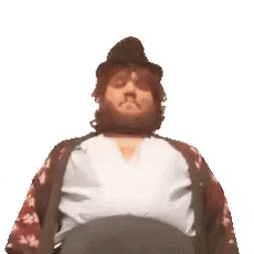 a man with a beard is wearing a top hat and a white shirt .