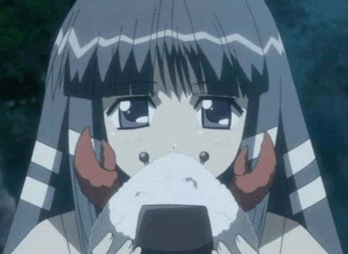 Anime Kagura GIF - Anime Kagura Eating GIFs