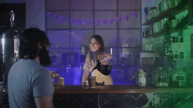 Take Your Coffee The Beaches GIF - Take Your Coffee The Beaches Blow Up Song GIFs