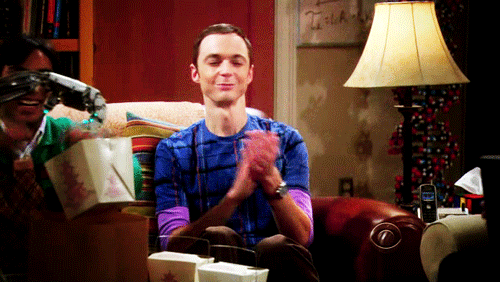 Sheldon Happy GIF - Big Bang Theory Sheldon Applause GIFs