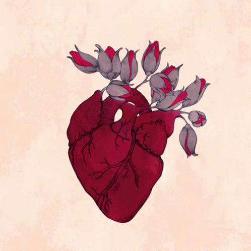 Heartbeat Flowers GIF - Heartbeat Flowers Heart GIFs
