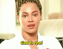 When Your Crush Talks To You GIF - God Is Real Beyonce Intimate GIFs