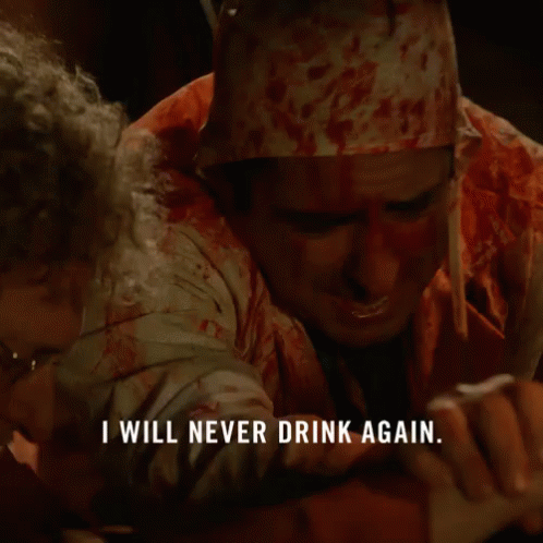 I Will Never Drink Again, GIF - No Alcohol No More Alcohol Never Drinking Again GIFs