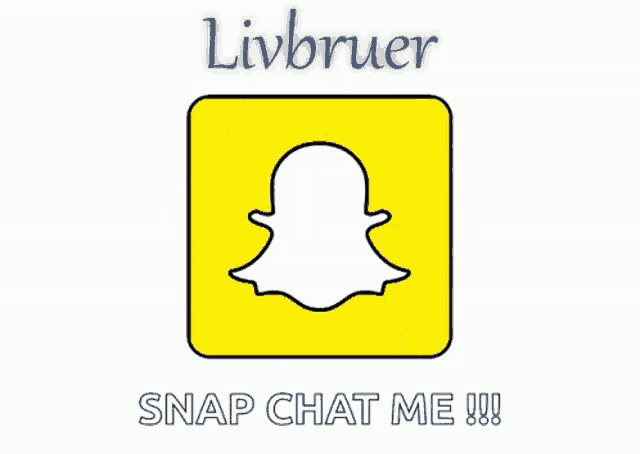 a snapchat logo with the words snap chat me written below it