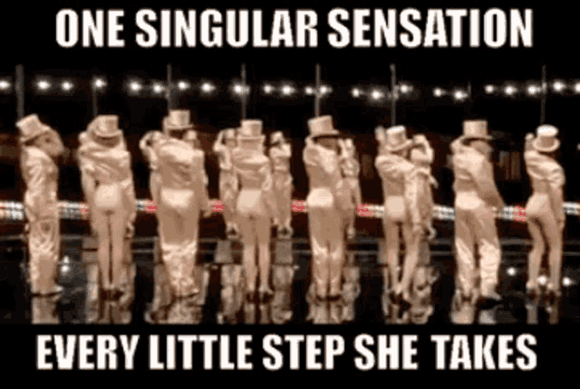 Chorus Line One GIF - Chorus Line One Singular Sensation GIFs