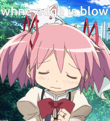 a picture of a girl with the words whine edge is blow written on it