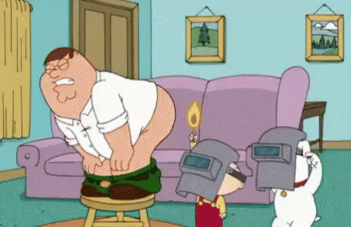 Fogo No Cu GIF - Family Guy Ass On Fire Fart GIFs