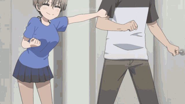 Uzaki Chan Annoying GIF - Uzaki Chan Annoying Fist GIFs