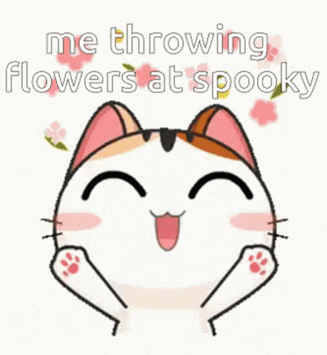 Spooky Flowers GIF - Spooky Flowers Cute GIFs