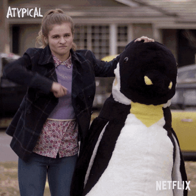 Atypical Penguin GIF - Atypical Penguin Kill GIFs