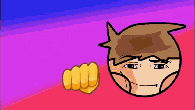 a cartoon drawing of a hand with the words suck my below it