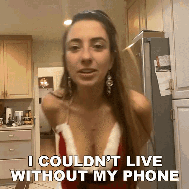 I Couldnt Live Without My Phone Lauren Francesca GIF - I Couldnt Live Without My Phone Lauren Francesca Iwantmylauren GIFs