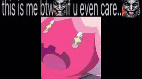 a picture of a pink toilet with the words " this is me btw if u even care " on the bottom
