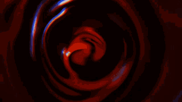 a red swirl with the words hello chat written on it
