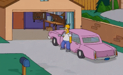 Homer Door GIF