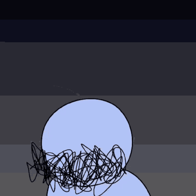 a drawing of a person with the word hey written above their head