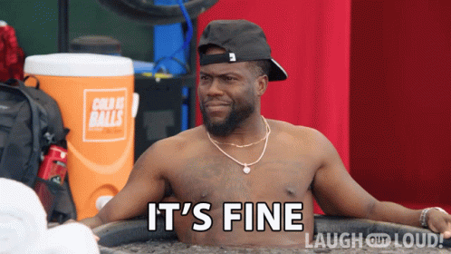 Its Fine Kevin Hart GIF - Its Fine Kevin Hart Cold As Balls GIFs