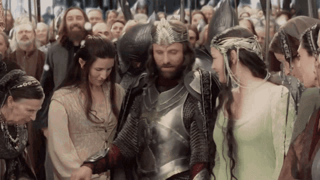Aragorn Arwen GIF - Aragorn Arwen Royalty GIFs
