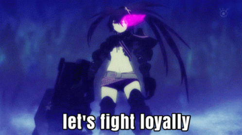 Fight Fight Me GIF - Fight Fight Me Insane Black Rock Shooter GIFs