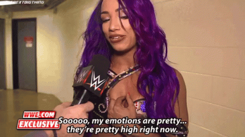Sasha Banks Emotions GIF - Sasha Banks Emotions Wwe GIFs