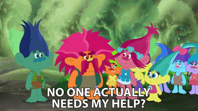 No One Actually Needs My Help King Peppy GIF - No One Actually Needs My Help King Peppy David Kaye GIFs