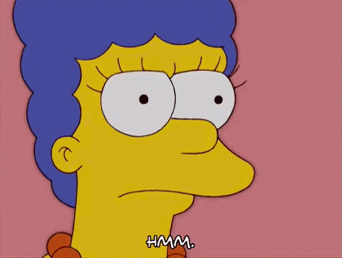 Hmm The Simpsons GIF - Hmm The Simpsons Marge GIFs