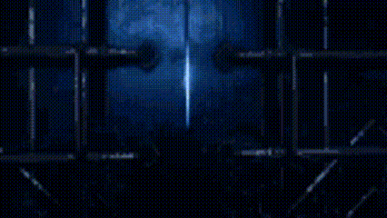 a dark blue background with a lot of bubbles in it