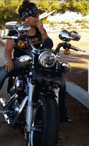 Harley Woman GIF - Harley Woman Rider GIFs