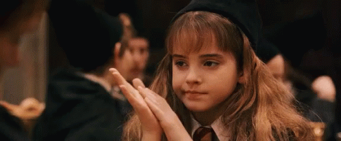 Hermione Slow Clap GIF - Hermione Slow Clap Unenthusiastic GIFs