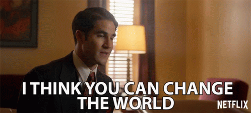 I Think You Can Change The World Darren Criss GIF - I Think You Can Change The World Darren Criss Raymond Ainsley GIFs