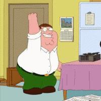 Peter Griffin Happy GIF - Peter Griffin Happy Celebrate GIFs
