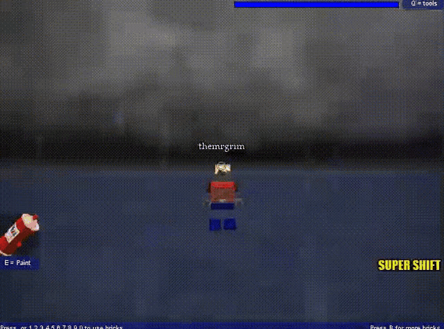 a screenshot of a video game that says super shift