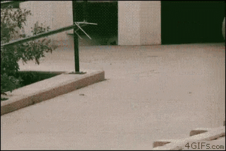 a person is doing a trick on a ramp on a skateboard .