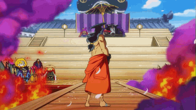 Oden Execution One Piece GIF - Oden Execution One Piece Wano GIFs