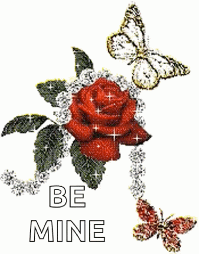Be Mine Valentines GIF - Be Mine Valentines Bling GIFs