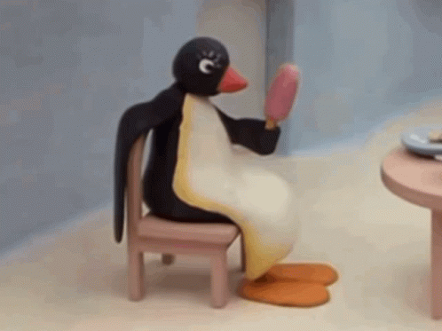Pingu Pingu Popsicle GIF - Pingu Pingu Popsicle Pingu Lick GIFs